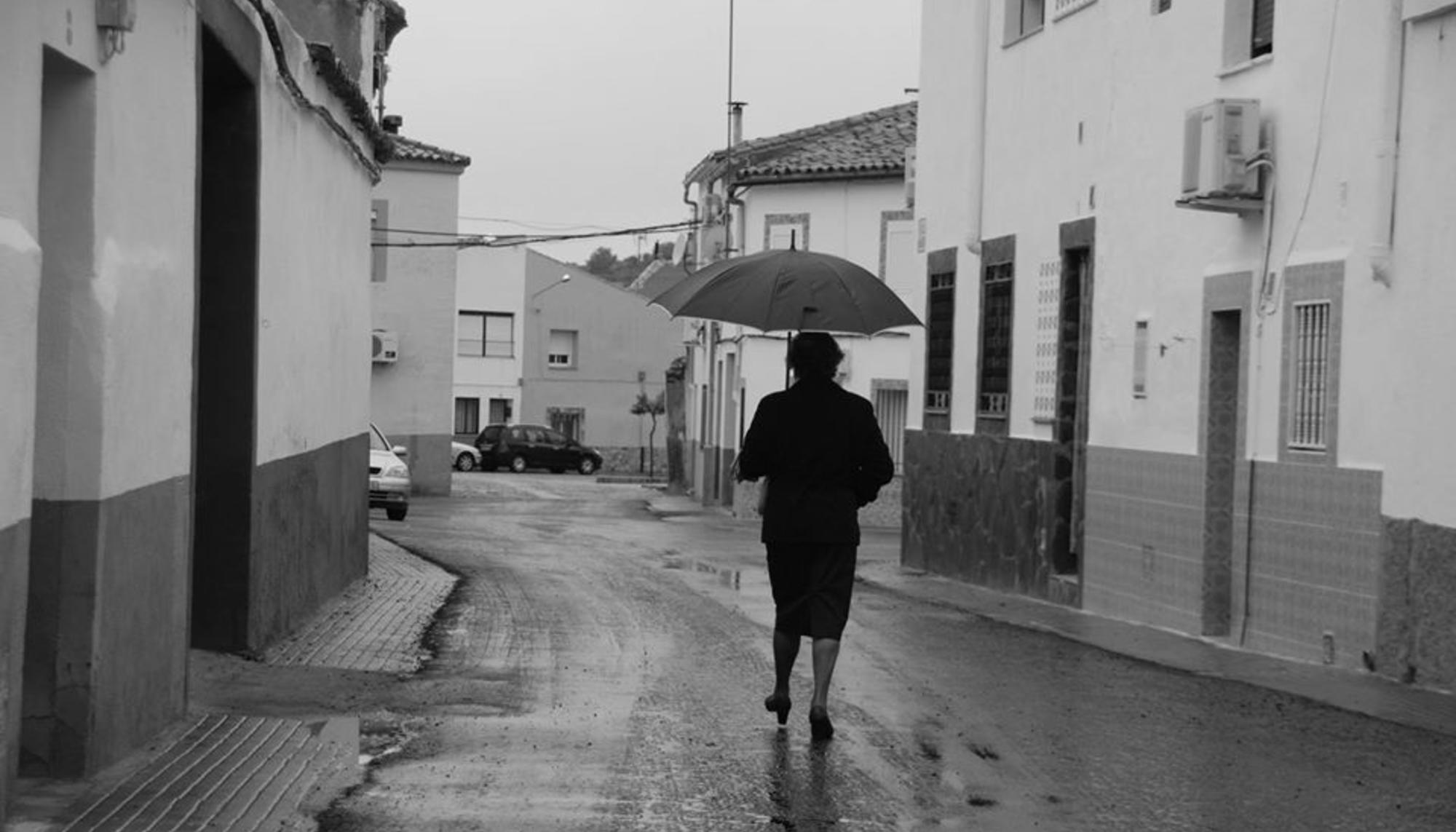 Vecina extremeña pasea